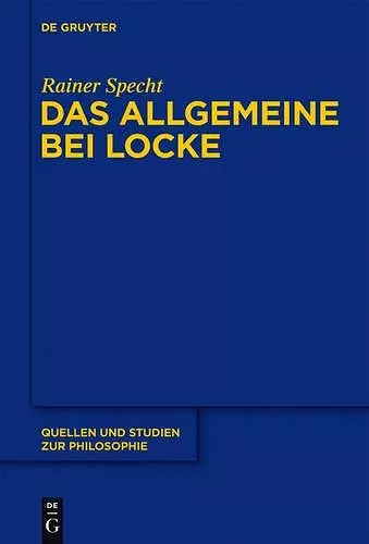 Das Allgemeine bei Locke cover