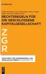 Rechtsregeln für die geschlossene Kapitalgesellschaft cover