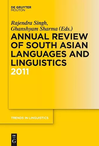 Annual Review of South Asian Languages and Linguistics cover