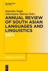 Annual Review of South Asian Languages and Linguistics cover