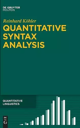 Quantitative Syntax Analysis cover