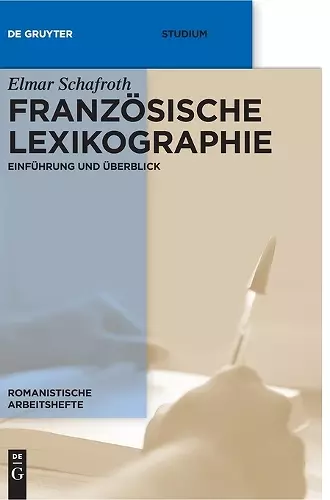 Französische Lexikographie cover
