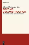 Beyond Deconstruction cover