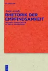 Rhetorik der Empfindsamkeit cover