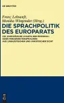 Die Sprachpolitik des Europarats cover