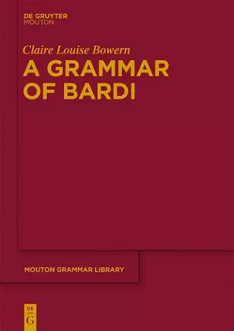 A Grammar of Bardi cover