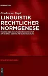 Linguistik rechtlicher Normgenese cover