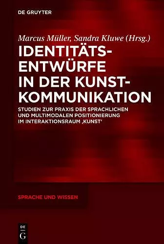 Identitätsentwürfe in Der Kunstkommunikation cover