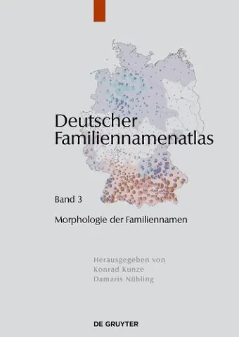 Morphologie Der Familiennamen cover