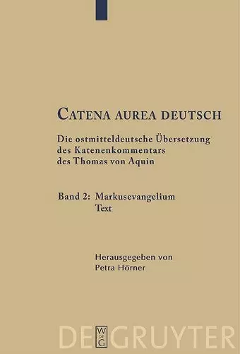 Catena aurea deutsch, 2, Markusevangelium cover