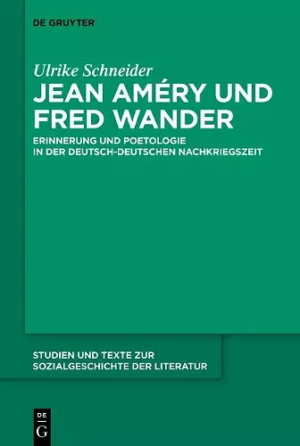 Jean Améry und Fred Wander cover