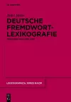 Deutsche Fremdwortlexikografie zwischen 1800 und 2007 cover