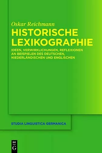 Historische Lexikographie cover