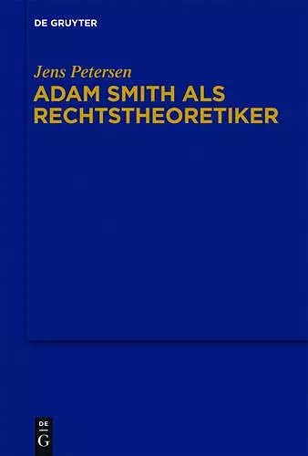 Adam Smith als Rechtstheoretiker cover