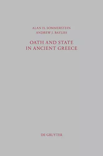 Oath and State in Ancient Greece cover