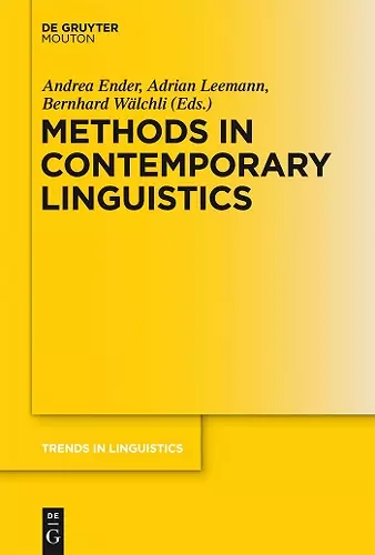 Methods in Contemporary Linguistics cover