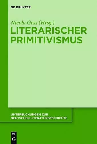 Literarischer Primitivismus cover
