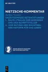 Kommentar zu Nietzsches "Unzeitgemässen Betrachtungen" cover