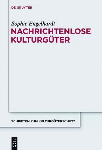 Nachrichtenlose Kulturgüter cover