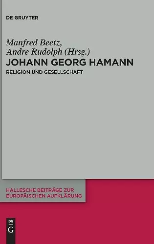 Johann Georg Hamann cover