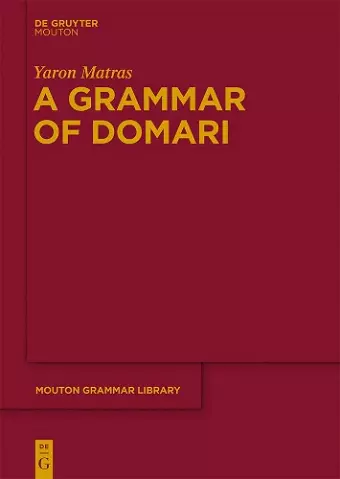 A Grammar of Domari cover