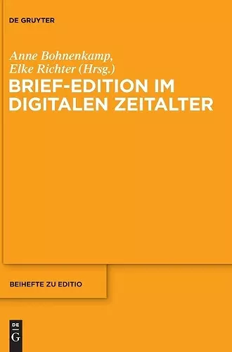 Brief-Edition im digitalen Zeitalter cover