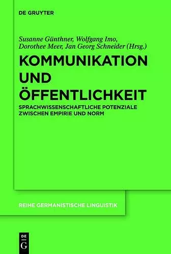 Kommunikation und Öffentlichkeit cover