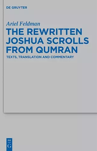 The Rewritten Joshua Scrolls from Qumran cover
