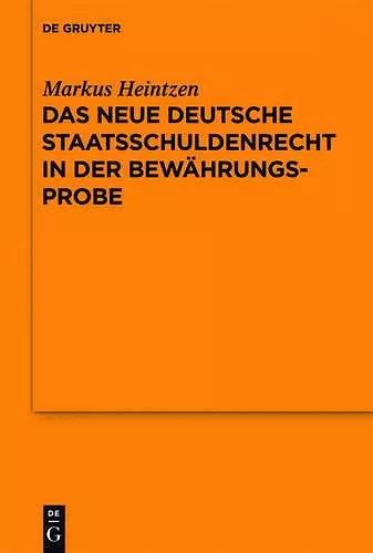 Das neue deutsche Staatsschuldenrecht in der Bewährungsprobe cover