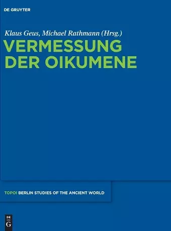 Vermessung der Oikumene cover
