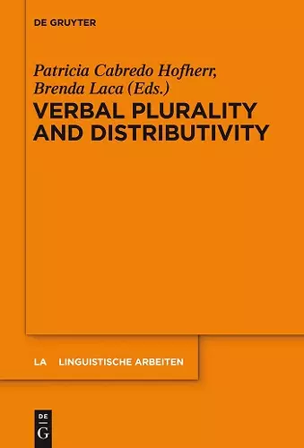 Verbal Plurality and Distributivity cover