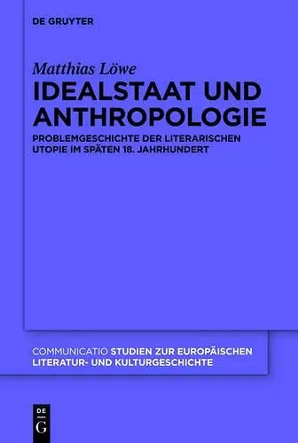 Idealstaat und Anthropologie cover