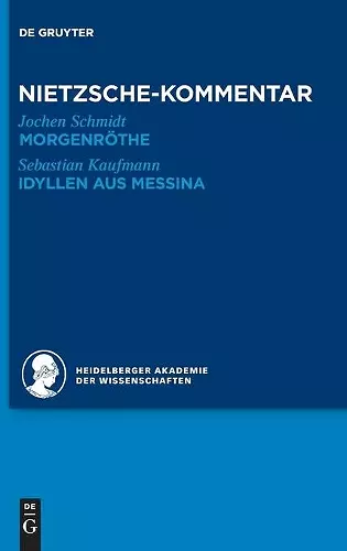 Kommentar Zu Nietzsches Morgenröthe, Idyllen Aus Messina cover