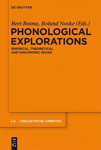 Phonological Explorations cover