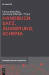 Handbuch Satz, Äußerung, Schema cover