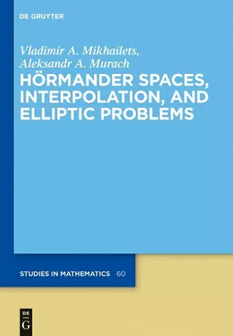 Hörmander Spaces, Interpolation, and Elliptic Problems cover