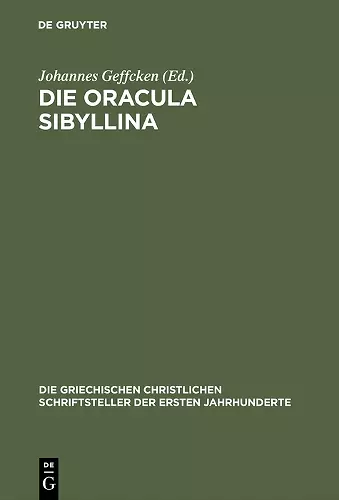 Die Oracula Sibyllina cover