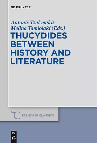 Thucydides Between History and Literature cover