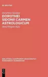 Dorothei Sidonii Carmen Astrologicum cover