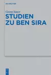 Studien zu Ben Sira cover