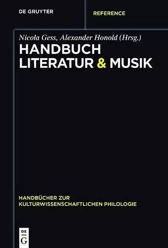 Handbuch Literatur & Musik cover