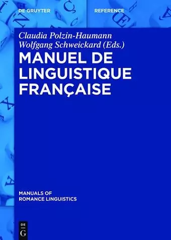 Manuel de linguistique française cover