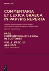 Commentaria et lexica Graeca in papyris reperta (CLGP), Fasc. 2.1, Alcman cover