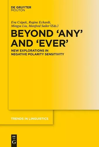 Beyond 'Any' and 'Ever' cover