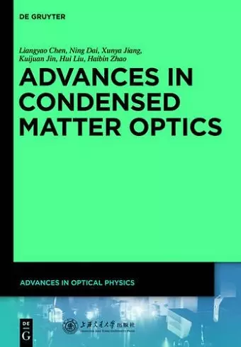 Advances in Condensed Matter Optics cover