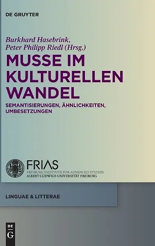 Muße im kulturellen Wandel cover