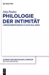 Philologie der Intimität cover