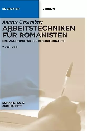 Arbeitstechniken für Romanisten cover