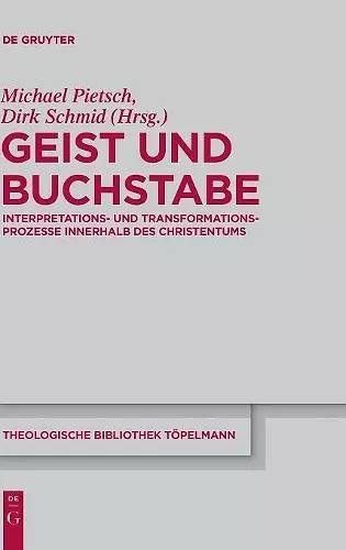 Geist und Buchstabe cover