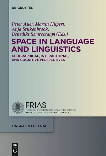 Space in Language and Linguistics cover